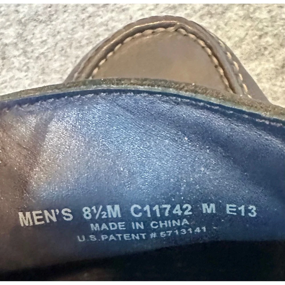 Cole Haan Nike Air Grant Driver Loafers Mens 8.5 M brown Leather‎ C1174